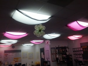 Ms. Acosta's classroom lighting
