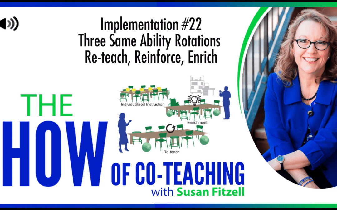 Co-teaching Model: Three Same-Ability Stations—Re-Teach, Reinforce, Enrich