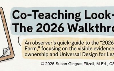 What Should a Co-Taught Class Look Like? Introducing the 2026 Walkthrough Form